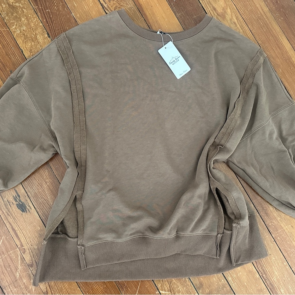 Brown Crewneck Sweatshirt